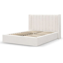 Load image into Gallery viewer, Queen Sized Bed Frame - Snow Boucle