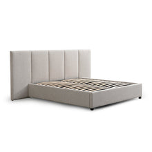 Load image into Gallery viewer, LENNOX - King Bed Frame - Clay Grey with Storage