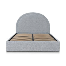 Load image into Gallery viewer, Queen Bed Frame - Cloudy Pepper Boucle with Storage
