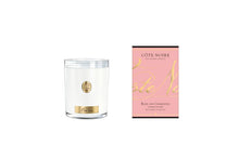 Load image into Gallery viewer, COTE NOIRE SOY CANDLE 450G - WHITE VESSEL WITH GOLD BADGE - CHARENTE ROSE