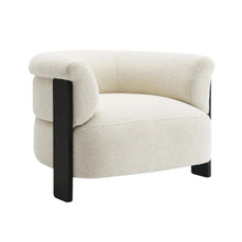 Load image into Gallery viewer, Arcadia Arm Chair - Ivory Chenille