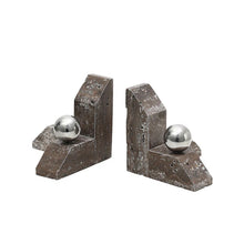 Load image into Gallery viewer, Marble Ballpoint Bookend - Grey