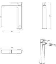 Load image into Gallery viewer, Beki Tall Basin Mixer