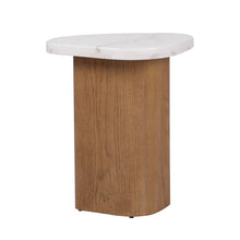 Load image into Gallery viewer, Solstice Ivory Cloud Marble Tables Set of 3 - Oak (PRE-ORDER)