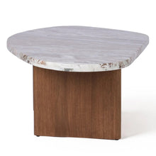 Load image into Gallery viewer, Solstice River Brown Marble Tables Set of 2 - Walnut (PRE-ORDER)