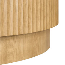 Load image into Gallery viewer, Avery Round Coffee Table - Natural Oak