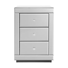 Load image into Gallery viewer, PRESIA- Set of 2 Mirrored Side Tables