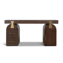 Load image into Gallery viewer, Elm Home Office Desk - Walnut