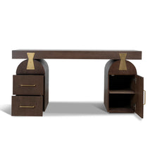 Load image into Gallery viewer, Elm Home Office Desk - Walnut