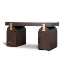 Load image into Gallery viewer, Elm Home Office Desk - Walnut