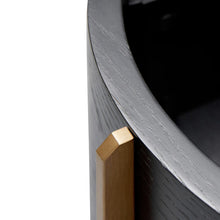 Load image into Gallery viewer, SOLACE Round Bedside Table - Black