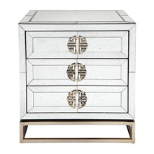 Load image into Gallery viewer, Rochester Mirrored Bedside Table