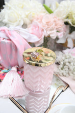 Load image into Gallery viewer, HERRINGBONE PINK ROSE