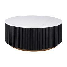 Load image into Gallery viewer, Mason Round Coffee Table - Medium Black
