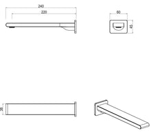 Load image into Gallery viewer, Beki &amp; Eleniko Bath Spout
