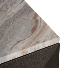 Load image into Gallery viewer, Benedict Smoked Oak Buffet - River Brown Marble
