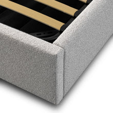 Load image into Gallery viewer, FLORENCE - Wide Base King Sized Bed Frame - Clay Grey with Storage
