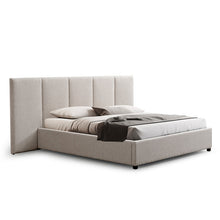 Load image into Gallery viewer, LENNOX - King Bed Frame - Clay Grey with Storage
