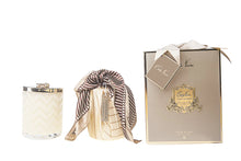 Load image into Gallery viewer, HERRINGBONE BLOND VANILLA - CREAM &amp; GOLDEN BEE LID
