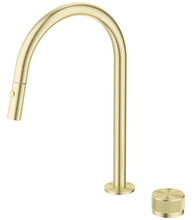 Load image into Gallery viewer, Mica Fluted Pull-Out Hob Mixer Set
