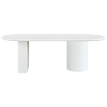 Load image into Gallery viewer, Brunella Oval Dining Table - 2.4m White
