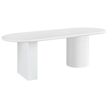 Load image into Gallery viewer, Brunella Oval Dining Table - 2.4m White
