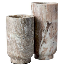 Load image into Gallery viewer, Aries Marble Vase - Small Natural

