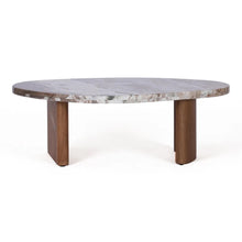 Load image into Gallery viewer, Solstice River Brown Marble Tables Set of 2 - Walnut (PRE-ORDER)

