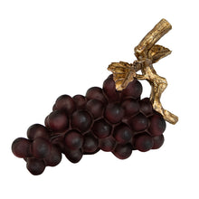 Load image into Gallery viewer, CHRISTIE RESIN BURGUNDY GRAPE CLUSTER
