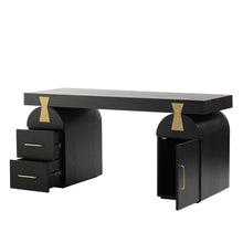 Load image into Gallery viewer, Elm Home Office Desk - Full Black

