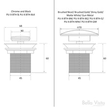 Load image into Gallery viewer, Corby Bath Pop-Up Waste - Non-Overflow

