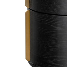 Load image into Gallery viewer, SOLACE Round Bedside Table - Black
