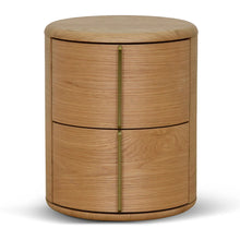 Load image into Gallery viewer, SOLACE Round Bedside Table - Natural
