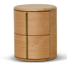 Load image into Gallery viewer, SOLACE Round Bedside Table - Natural
