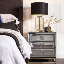 Load image into Gallery viewer, Rochester Mirrored Bedside Table
