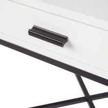 Load image into Gallery viewer, Nessa White Bedside Table - Black
