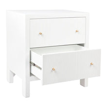 Load image into Gallery viewer, Ariana Bedside Table - Large White
