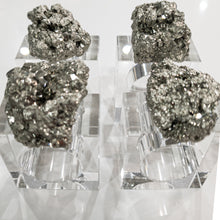 Load image into Gallery viewer, Set of four Pyrite Napkin Ring

